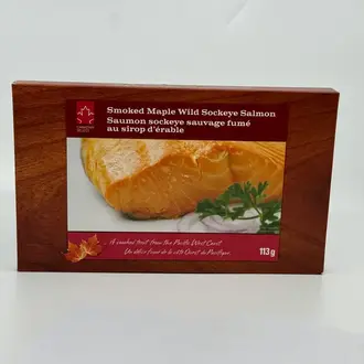 Canadian Select Enterprises ltd. 4oz Smocked Maple Wild Sockeye Salmon - Box