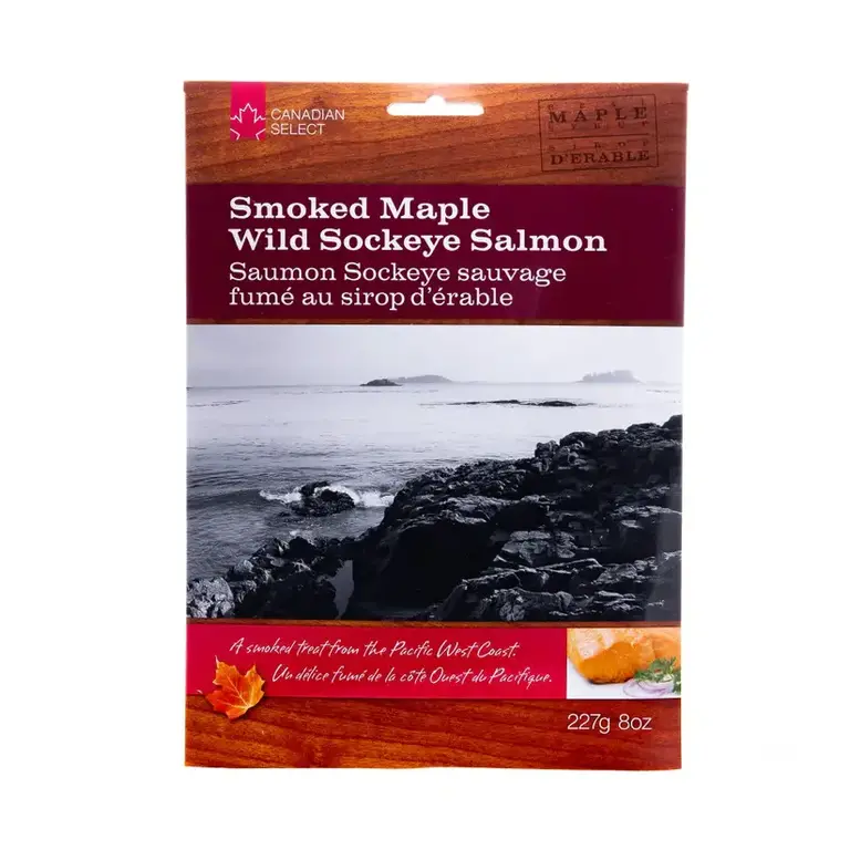 Canadian Select Enterprises ltd. 8oz Smoked Maple Wild Sockeye Salmon - Envelope