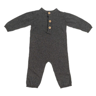 Indaba Riley Jumpsuit 0-6 Months - Charcoal Indaba Riley Jumpsuit 0-6 Months - Charcoal