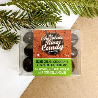 The Chocolate River Candy Company Chocolate Covered Coffee Beans - Irish Cream