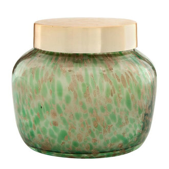 47th & Main Green Gold Lid Candle