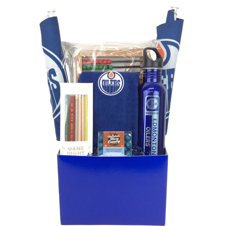 Let's Go Oilers Basket