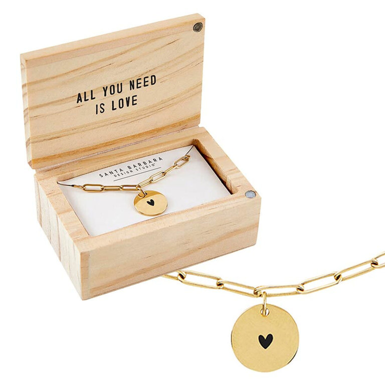 Design Home Gift & Paper Inc. Heart Link Necklace
