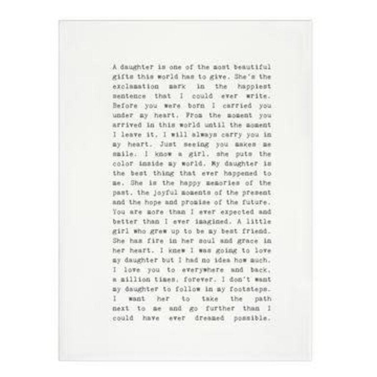 Cedar Mounatin Daughter Towel