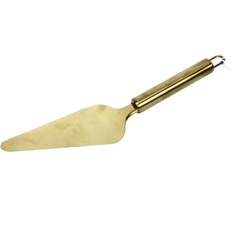 Creative Coop Stainless Steel Cake Server Gold