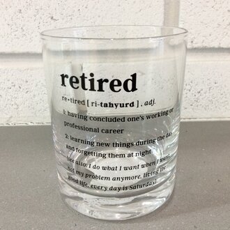 Retired Definition Rocks Glass Retired Definition Rocks Glass