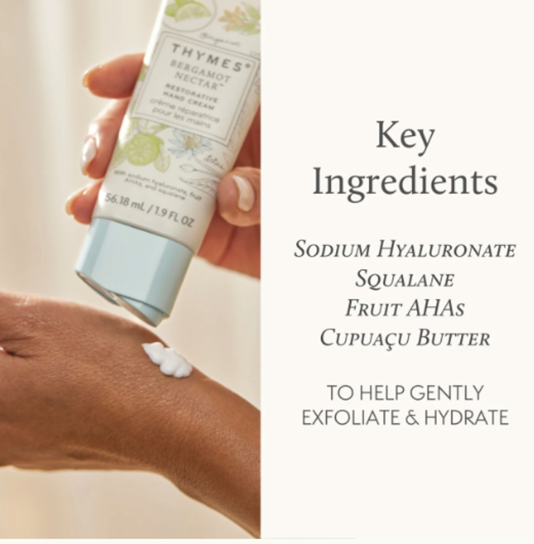 Bergamot Nectar Restorative Hand Cream