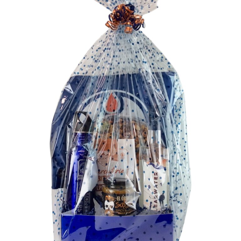 Let's Go Oilers Basket