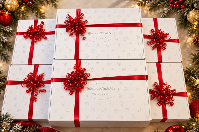 Custom Holiday Wine and Beyond Gift Box