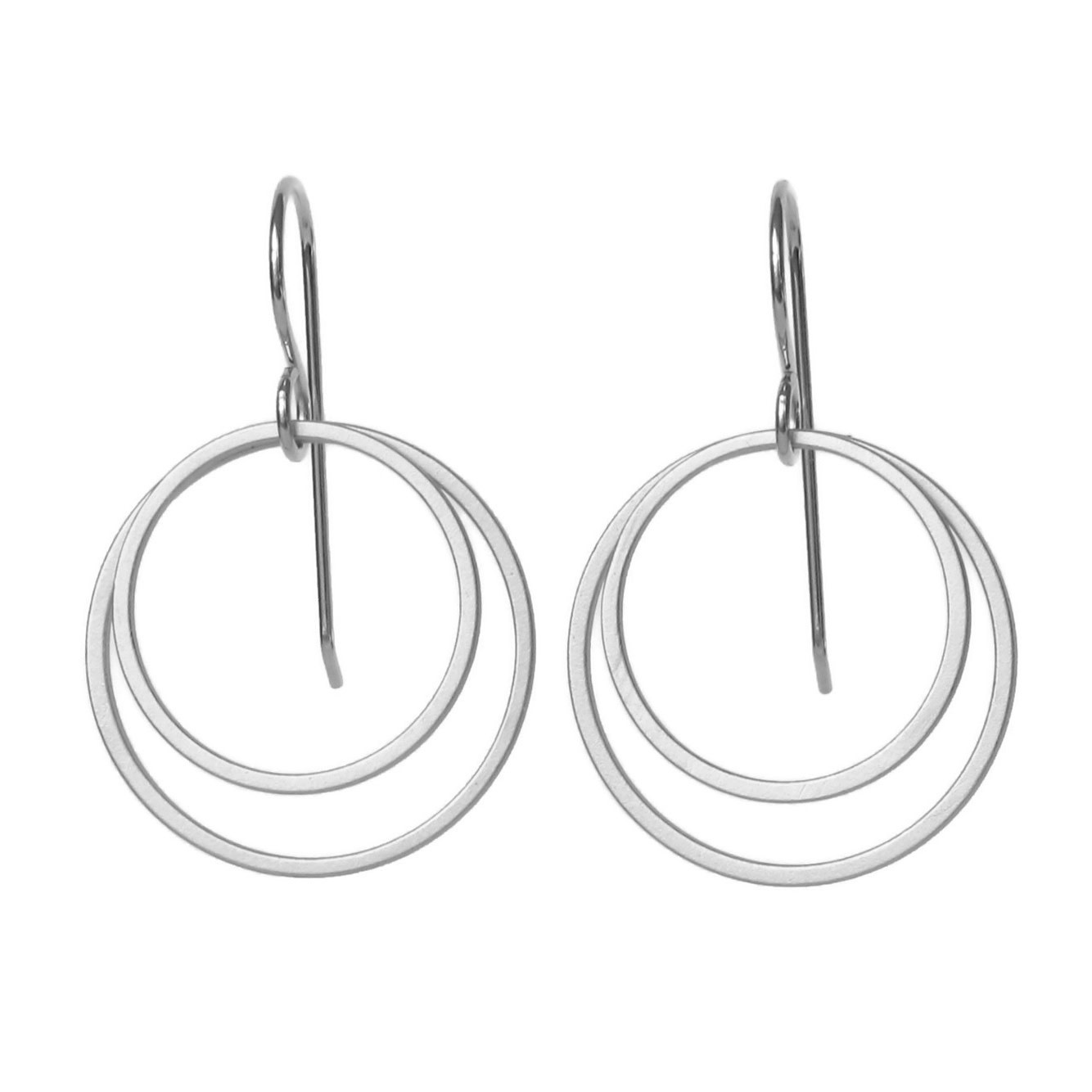 Stowaway Jewelry Double Circle Earrings