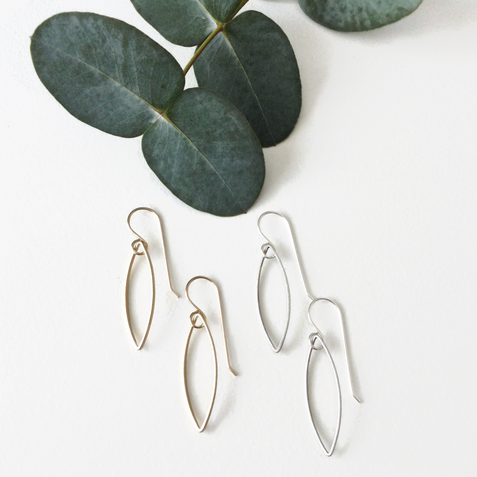 Simple Marquis Earrings