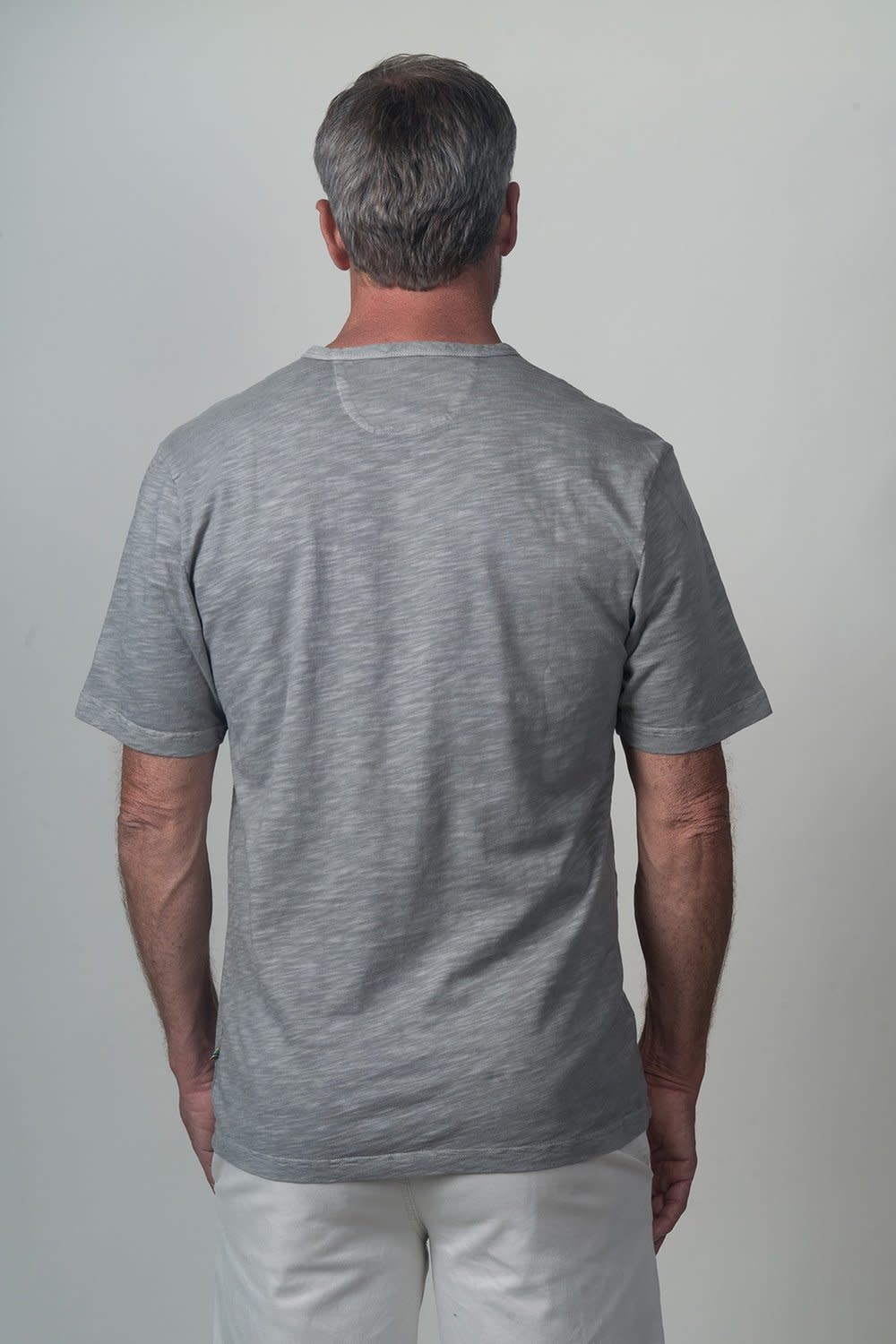 Sunwashed Pocket Tee - Heather Grey