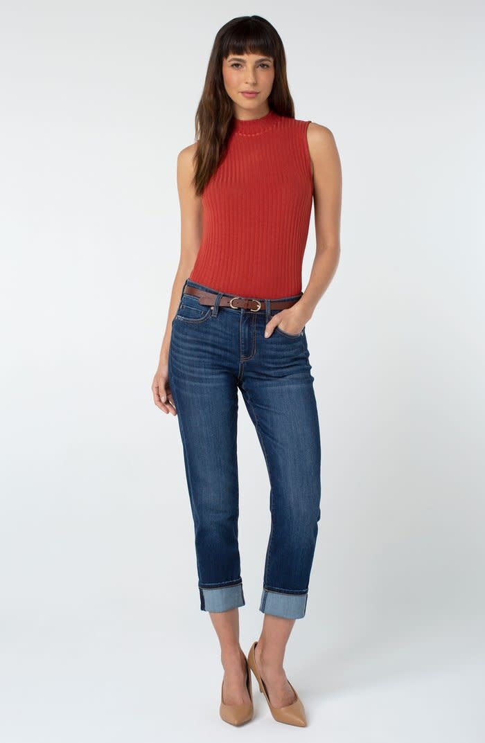 Marley Girlfriend Cuffed Eco Jean