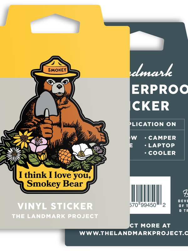 The Landmark Project I Love Smokey Sticker