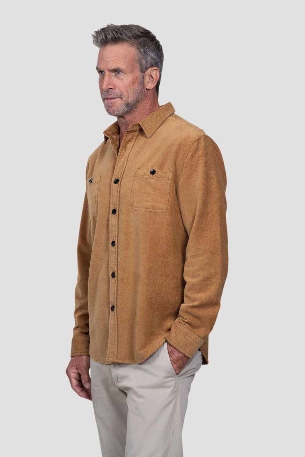 Beckham Long-Sleeve Two-Pocket Shirt