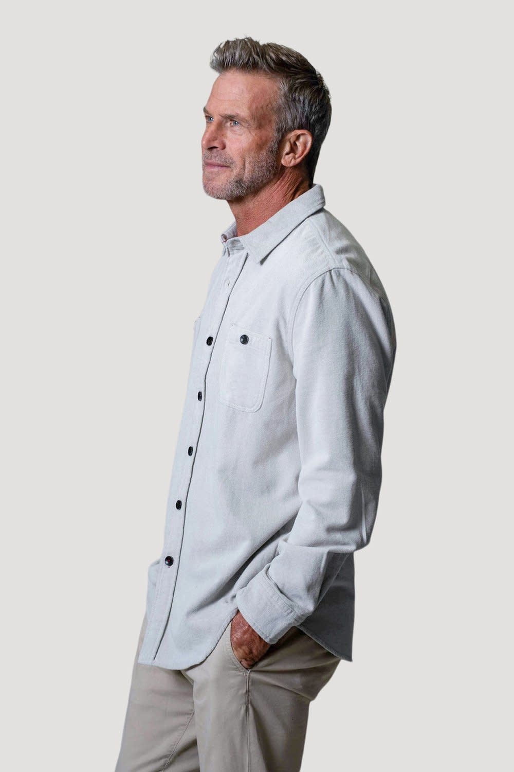 Beckham Long-Sleeve Two-Pocket Shirt
