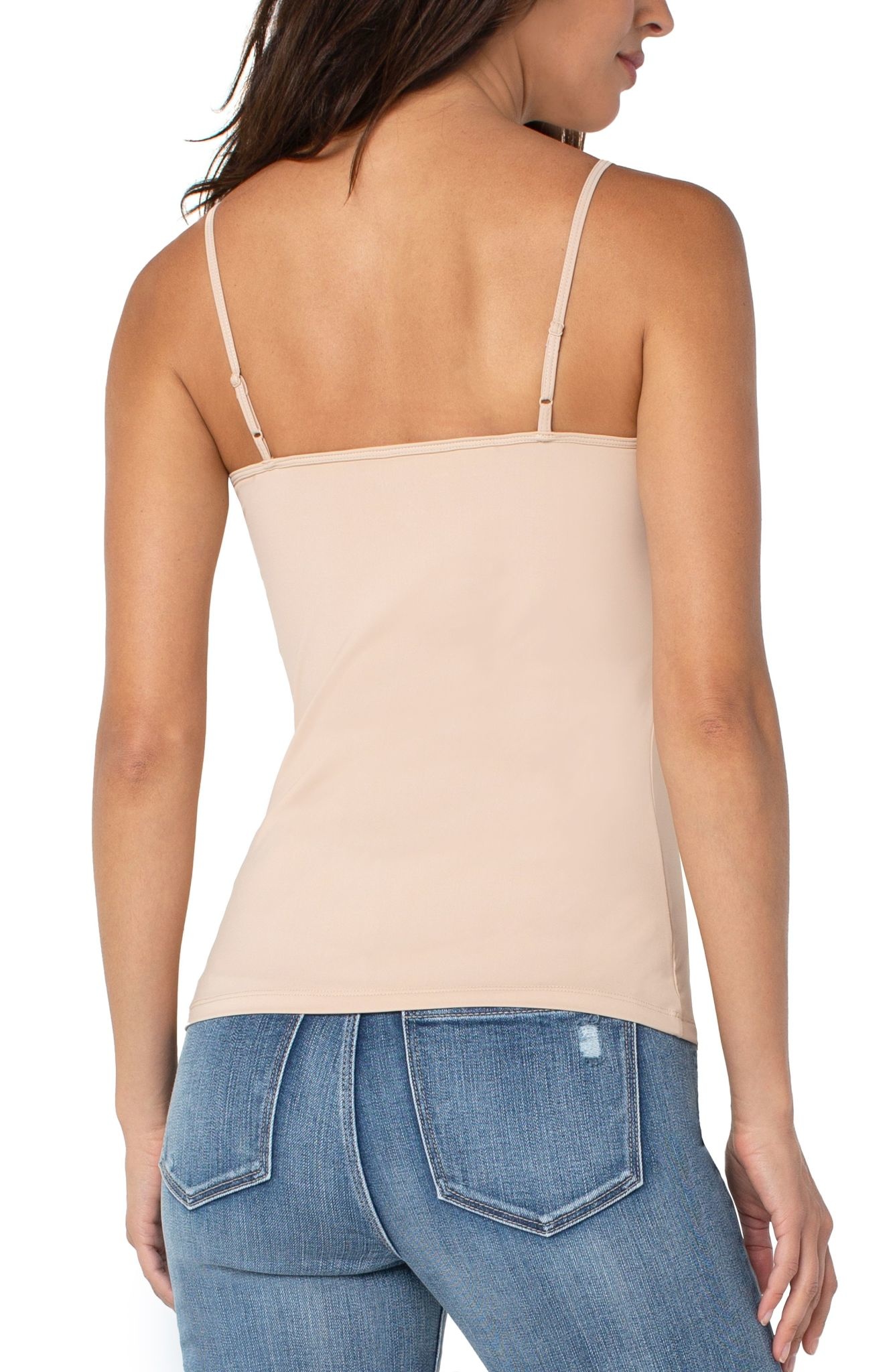 Liverpool Jeans Knit Camisole Top Nude - Alexandrite Active & Golf Wear
