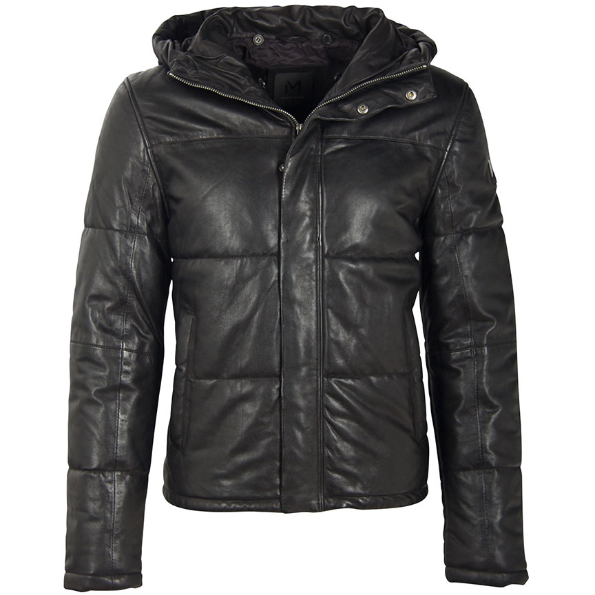 Calvin Klein Men's Faux Leather Classic Puffer Jacket - Macy's