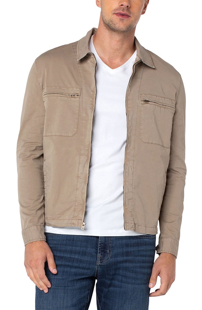 Zip Front Shirt Jacket