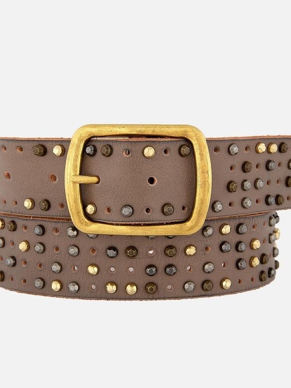 Amsterdam Heritage Emelie Multi Stud Perforated Belt