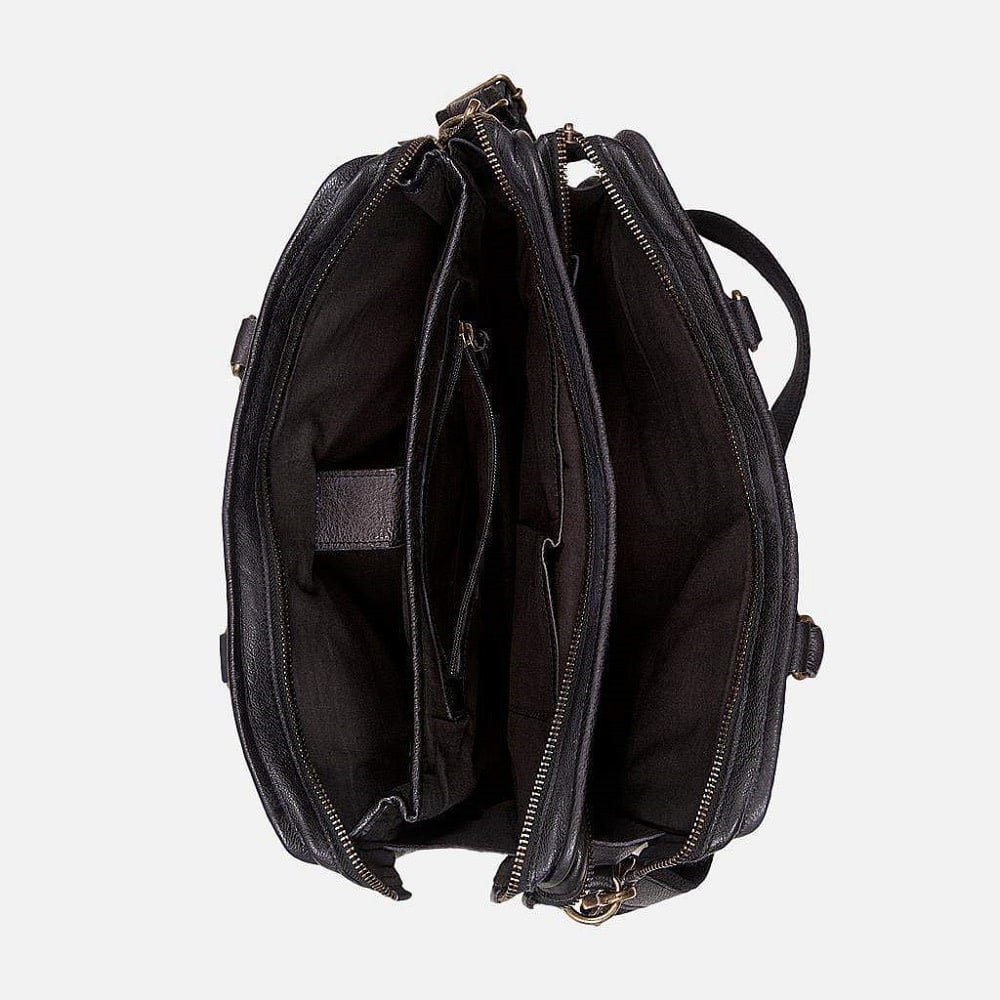 Boomsma Leather Messenger Bag