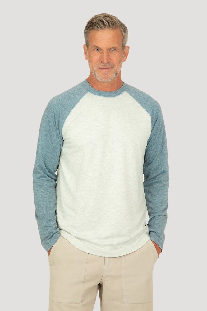 Heather Slub Knit Vintage Raglan