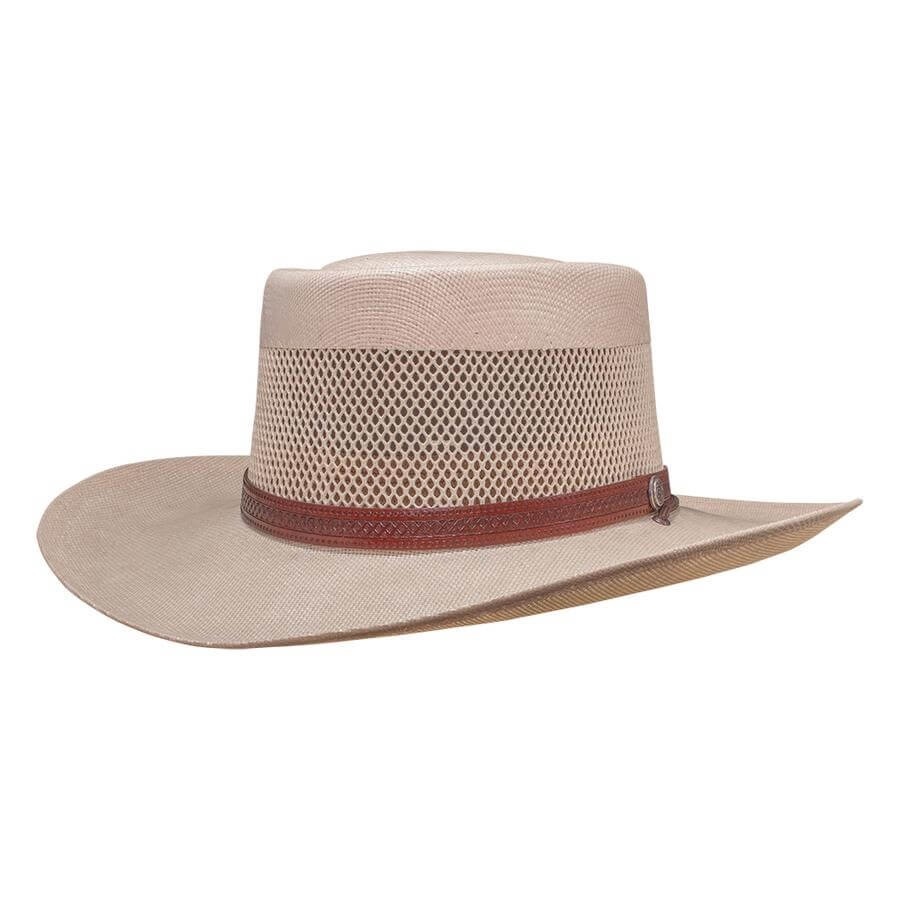 American Hat Makers Madrid - Womens Straw Gambler Hat