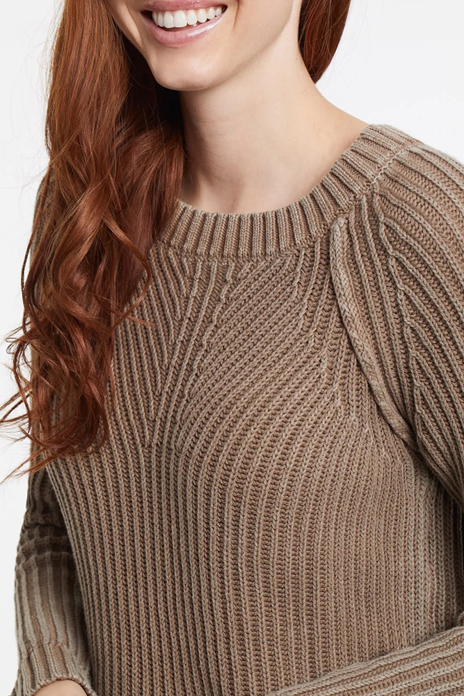 Plaited Knit Sweater