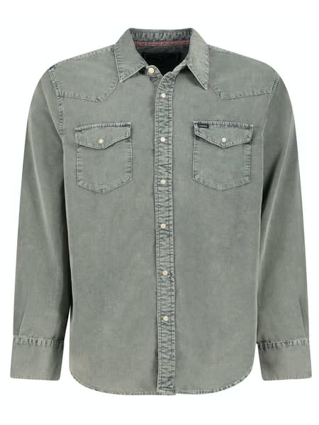 True Grit Men's Cajon Long Sleeve Two Pocket Shirt in Indigo – The Bugs Ear