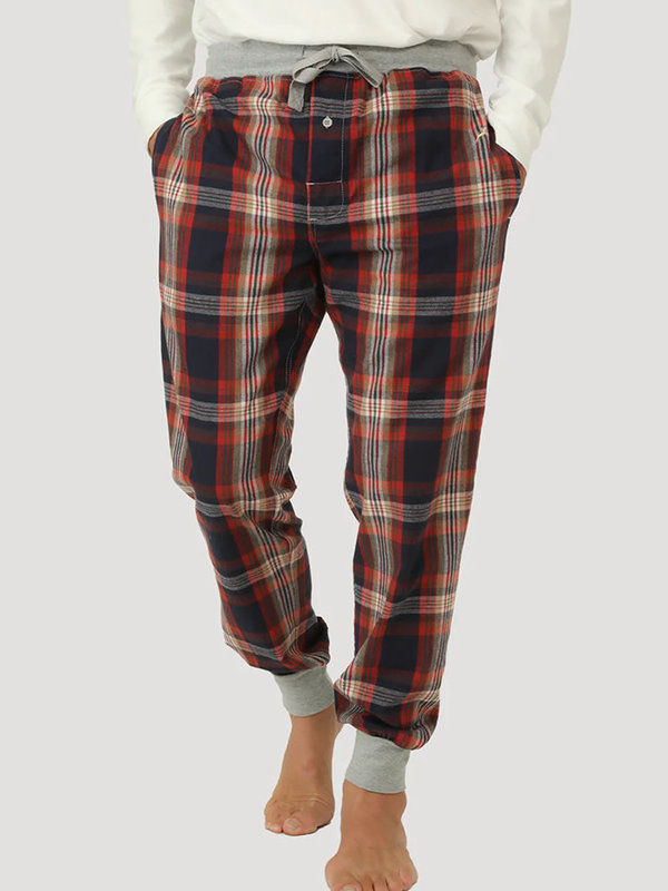 True Grit Lodge Check Flannel Jogger