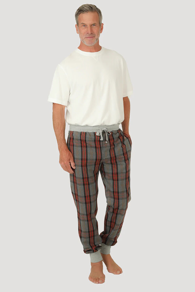 True Grit Mountain Check Flannel Jogger