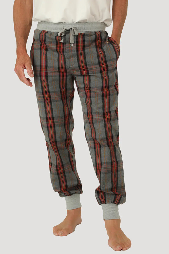 Mountain Check Flannel Jogger