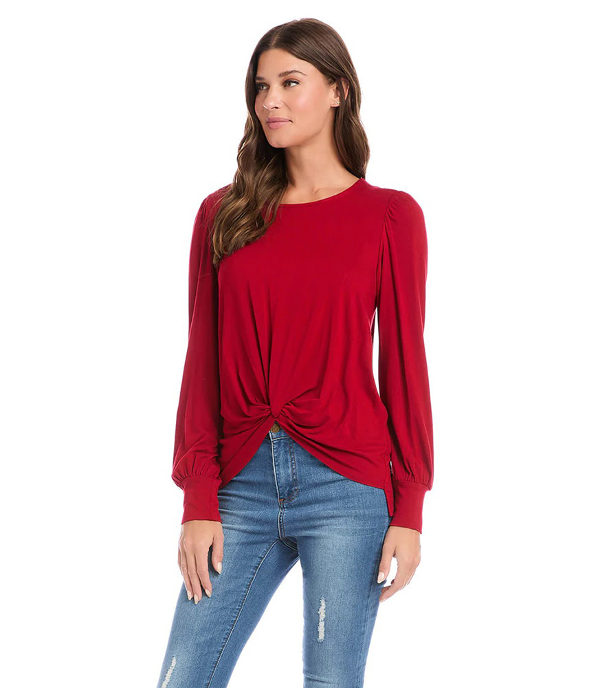 Karen Kane, Inc. Twist Front Top