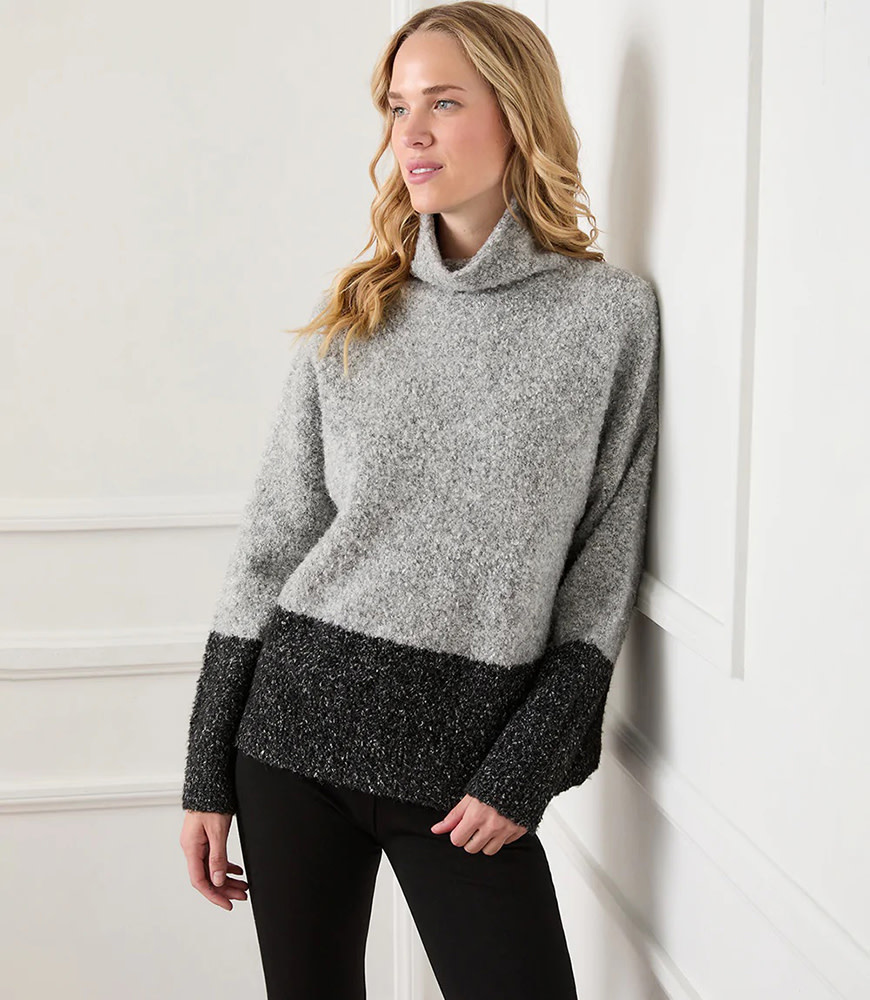 Inc colorblock sweater sale