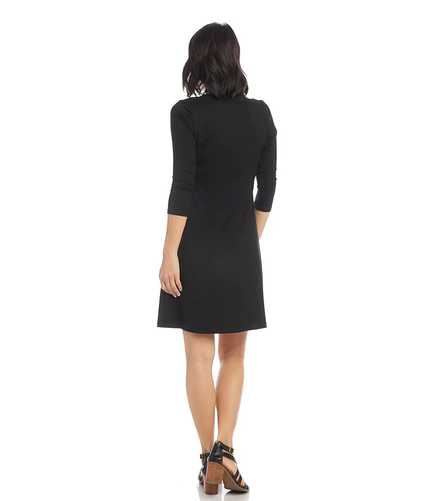 Karen Kane, Inc. Karen Kane Three Quarter Sleeve A Line Women's