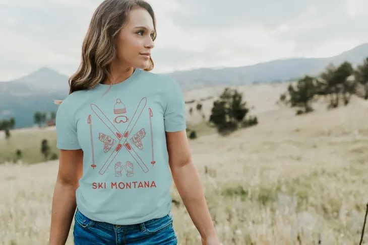 Ski Montana Tee Shirt