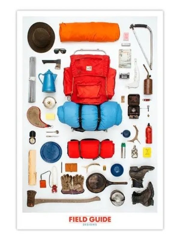 Field Guide Designs Adventures in Camping Sticker