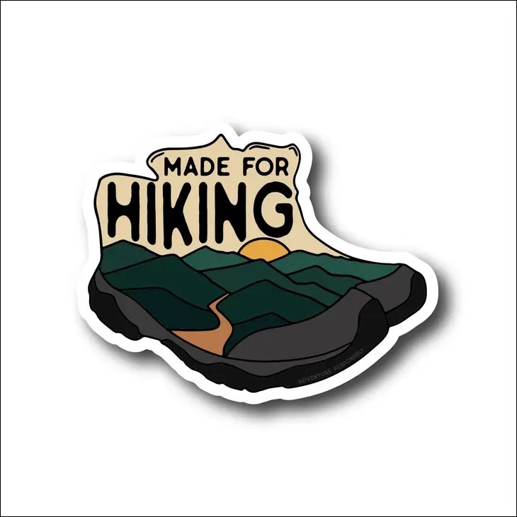 Made for Hiking Sticker