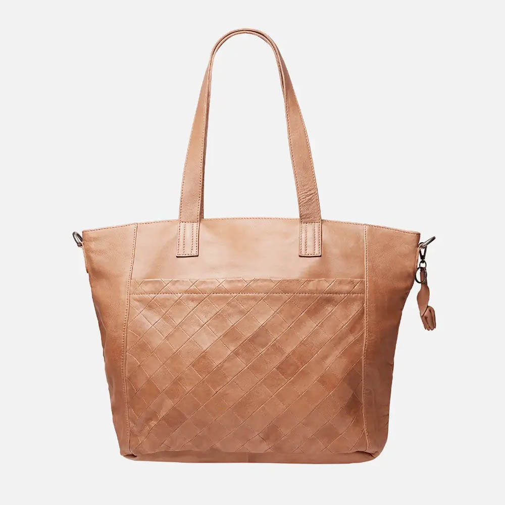 Muskens | Unisex Large Leather Tote Bag