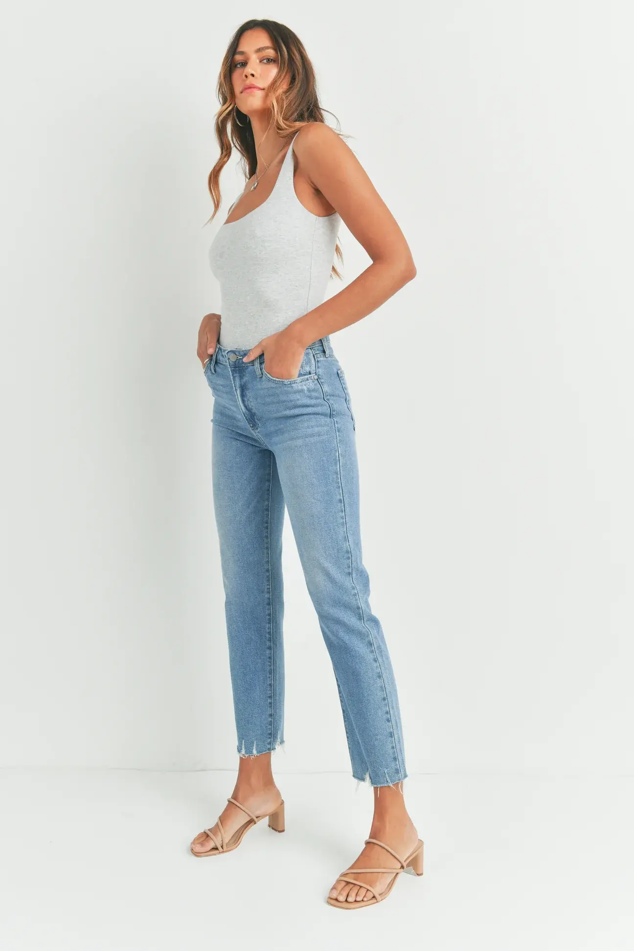 Our reusable Karen Kane Bottoms Classic Straight Jeans are in