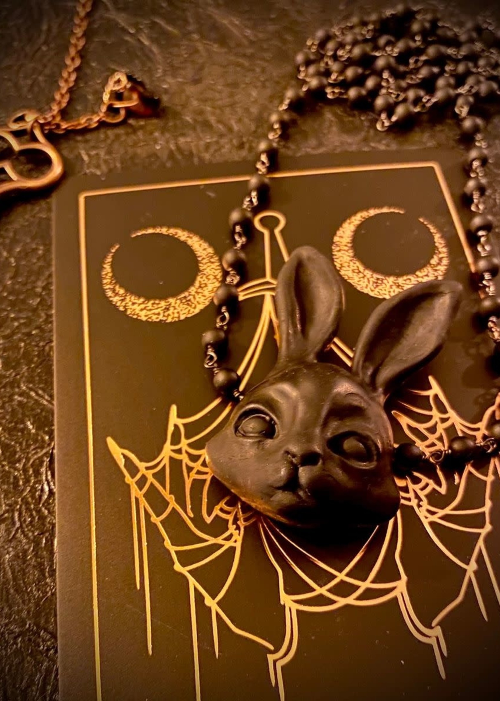 Bunny Head - Mounted, Brooch or Necklace