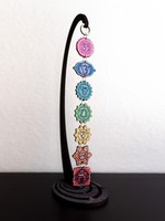 Most Amazing Chakra Full Color Linked Wall Art 12" with Stand