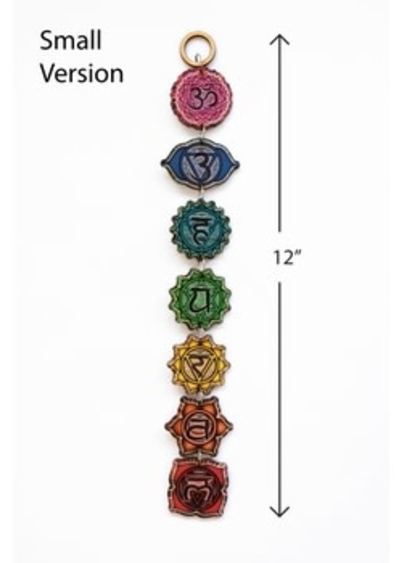 Most Amazing Chakra Full Color Linked Wall Art 12" with Stand
