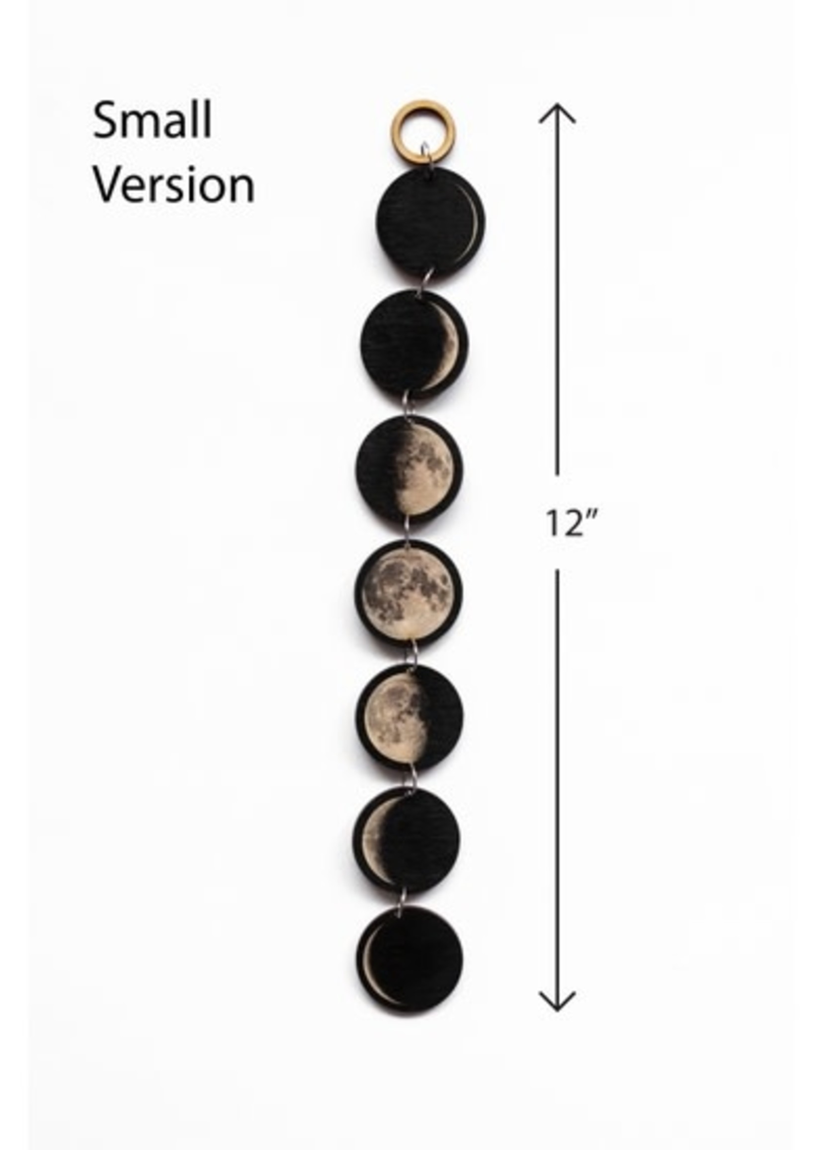 Most Amazing Moon Phases Linked Wall Art 12" with Stand