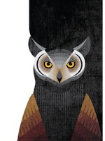 Lucky Skye Graphics Art: Great Horned Owl