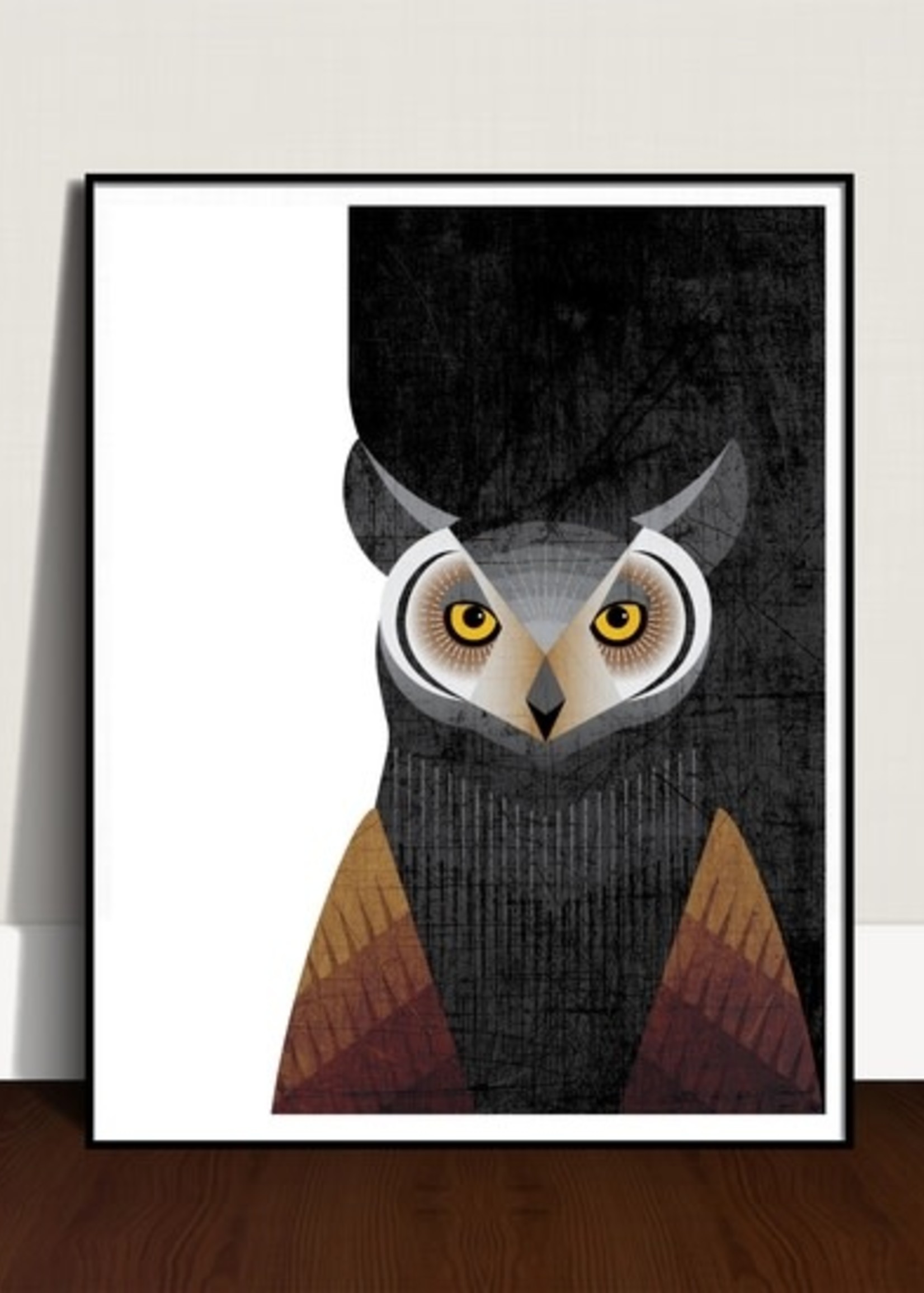 Lucky Skye Graphics Art: Great Horned Owl