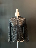 Weapon Of Choice NOLA Leaf Leather & Tulle Jacket