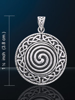 Celtic Sacred Spiral Pendant