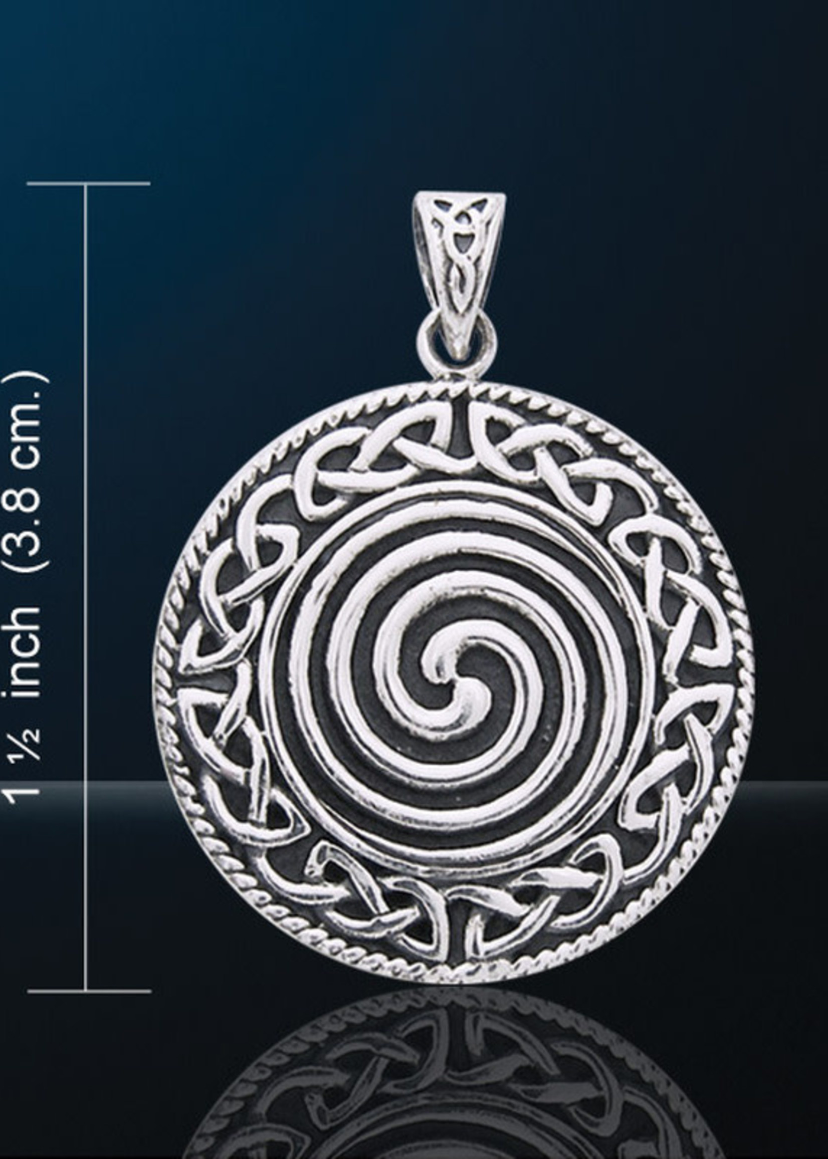 Celtic Sacred Spiral Pendant
