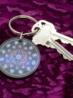 Zodiac Wooden Keychain